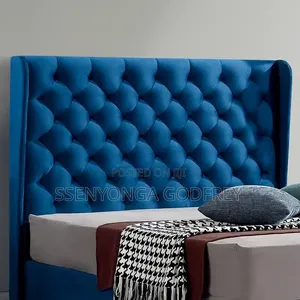 Blue Flame Bed Blue Bedroom 5by6 Stripe Size