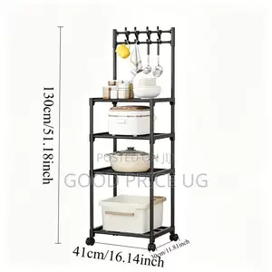 Multifunctional Kitchen Rack and Storage Utility Cart