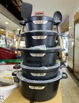12pc Pure Granite ( Non - Stick ) Coockware Set