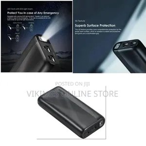 Oraimo Power Bank 20000mAh High Capacity Dual USB Output OPB-P204D