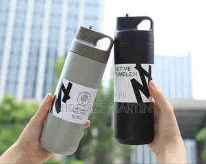 550ML Suction Nozzle Sports Kettle Stainless Steel Thermos Cup.