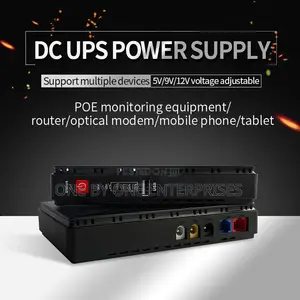 10400mAh Mini DC UPS Backup Power Supply Wi-Fi Routers, Modems