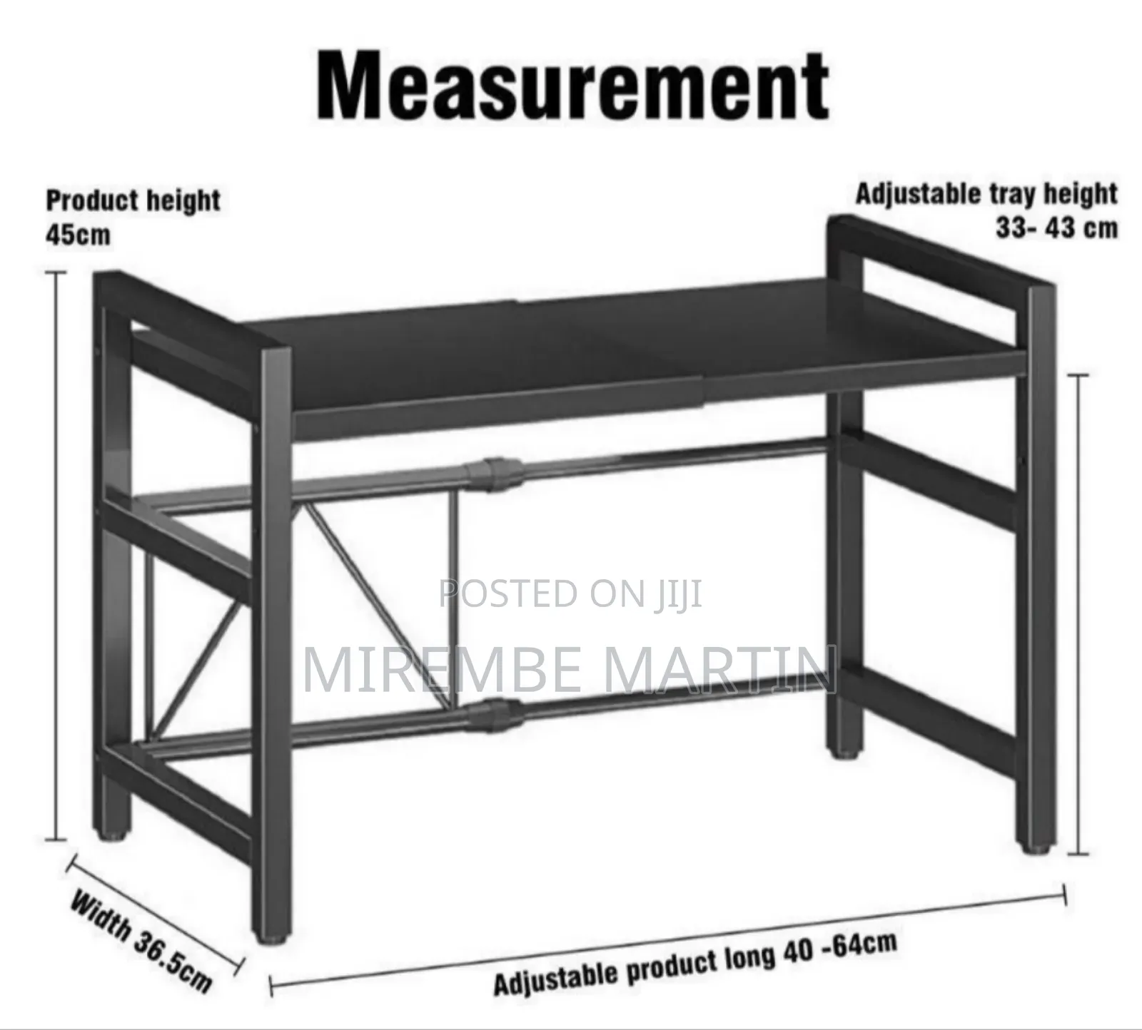 Adjustable Microwave Organizer