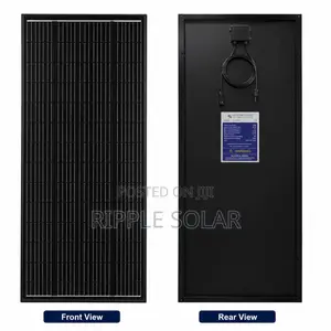 100w Black Solar Panel High Efficiency Pv Module Kampala