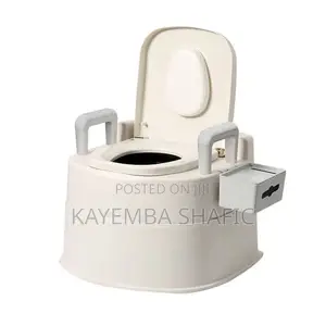 Premium Portable Bedside Commode Toilet Chair for Adults Elderly