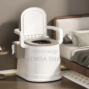 Premium Portable Bedside Commode Toilet Chair for Adults Elderly