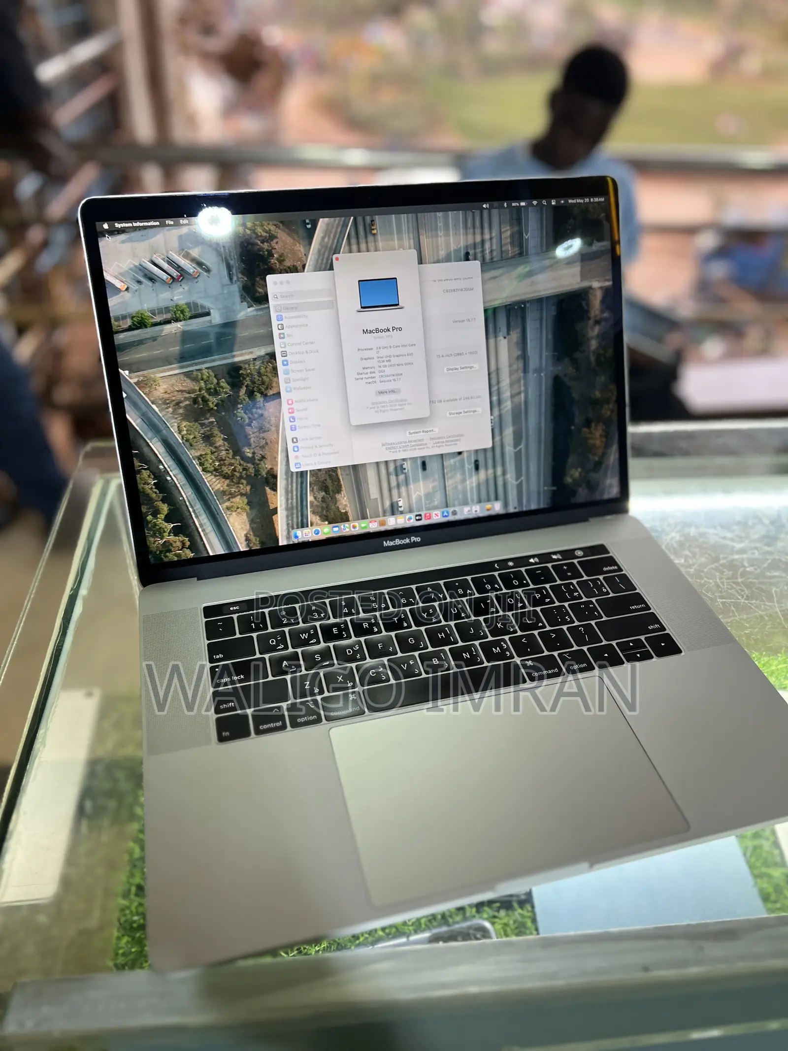 Laptop Apple MacBook Pro 2017 16GB Intel Core i7 SSD 512GB