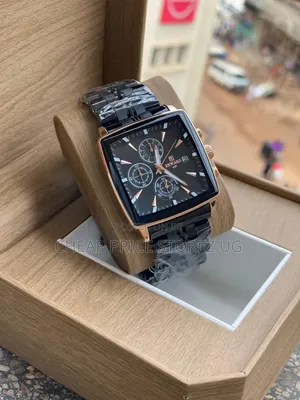 REWARD Quartz Watch for Men Business Square Face Waterproof WristWatch
