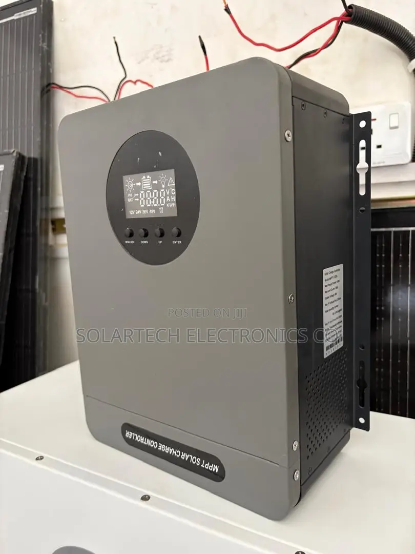 Heavy Duty MPPT 100A Solar Controller for 48V Solar Systems Grey Color