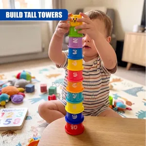Educational Baby Toys Plastic Stacking Cups