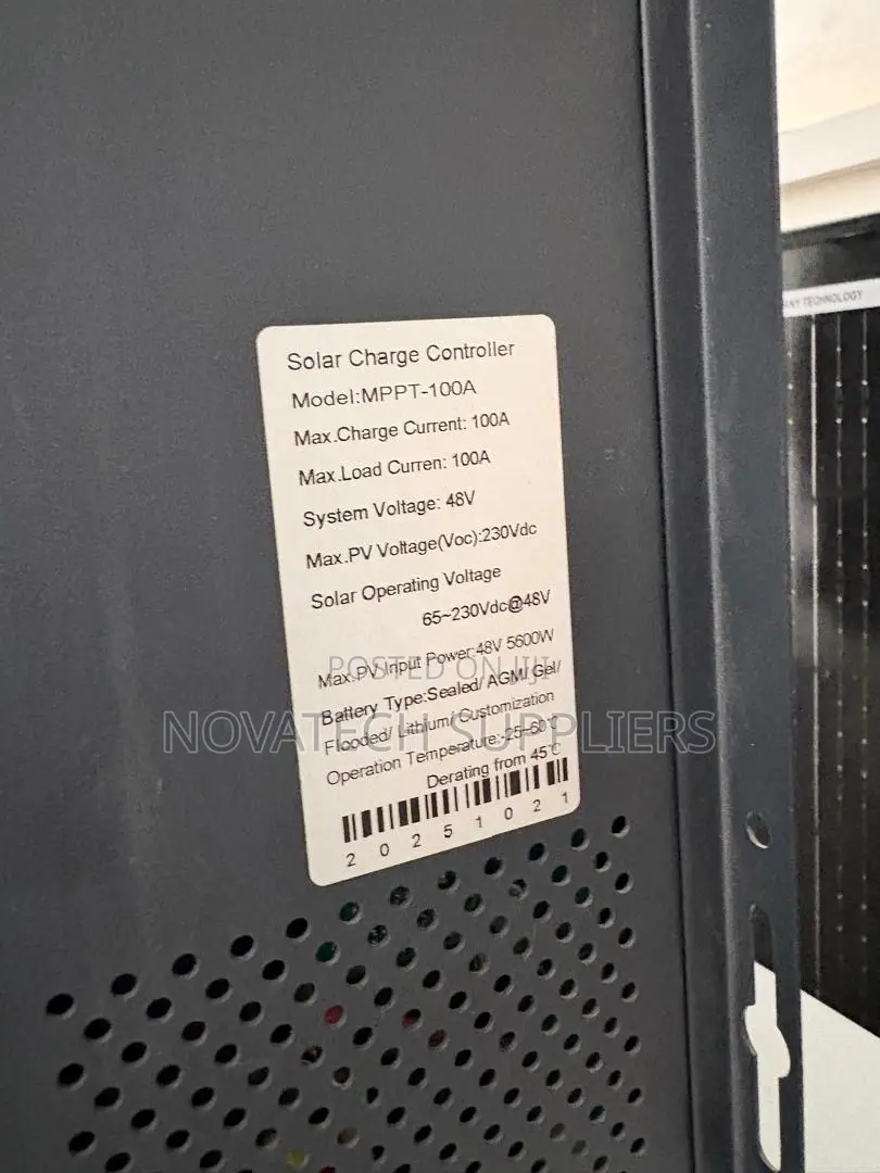 MPPT 100a Solar Charge Controller 48v 4500w