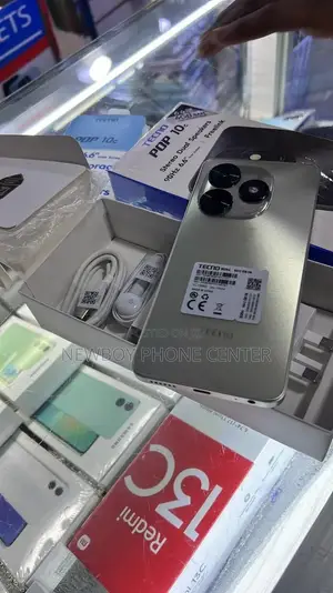 New Tecno Pop 10C 128 GB Silver