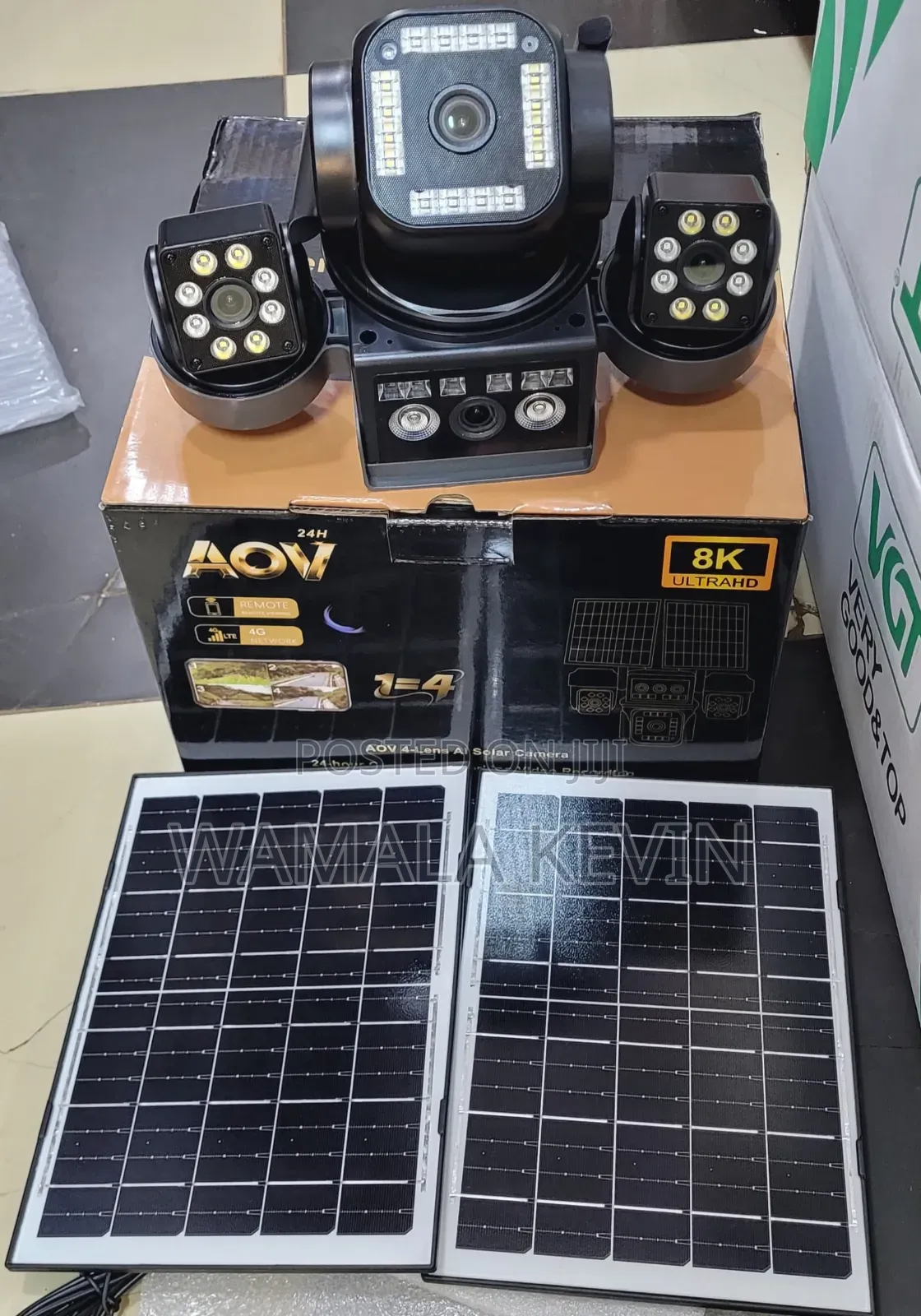 4-Lens AI Solar Camera