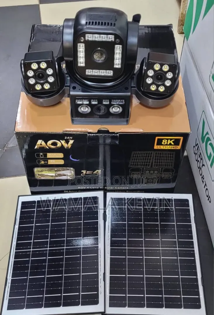 4-Lens AI Solar Camera