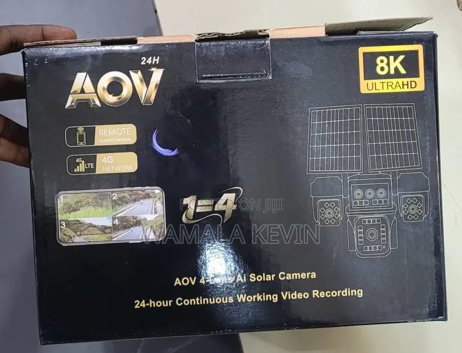 4-Lens AI Solar Camera