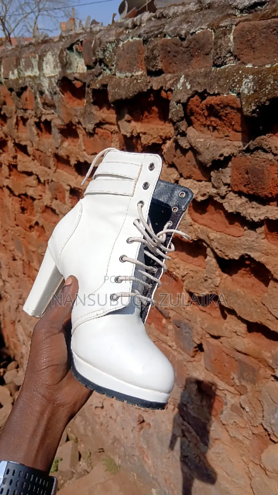 White Lady High Heel Boot
