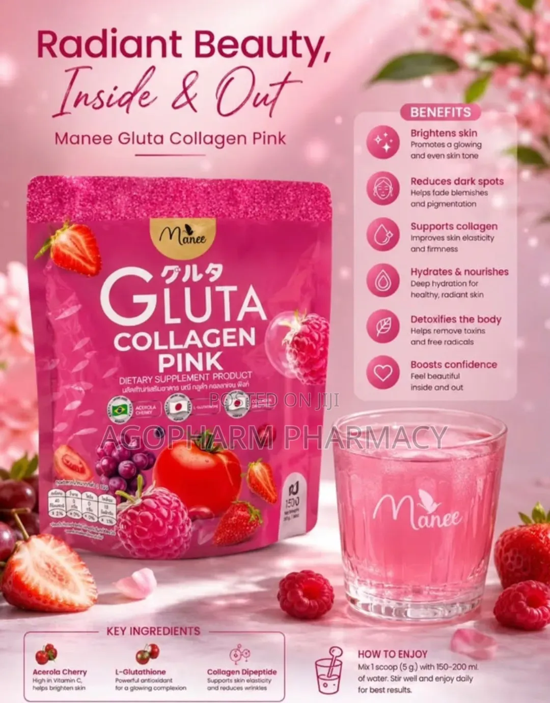 Gluta Collagen Pink