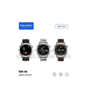 HeinoTeko RW-56 AMOLED Display Smart Watch With Built in Torch 3 Pair