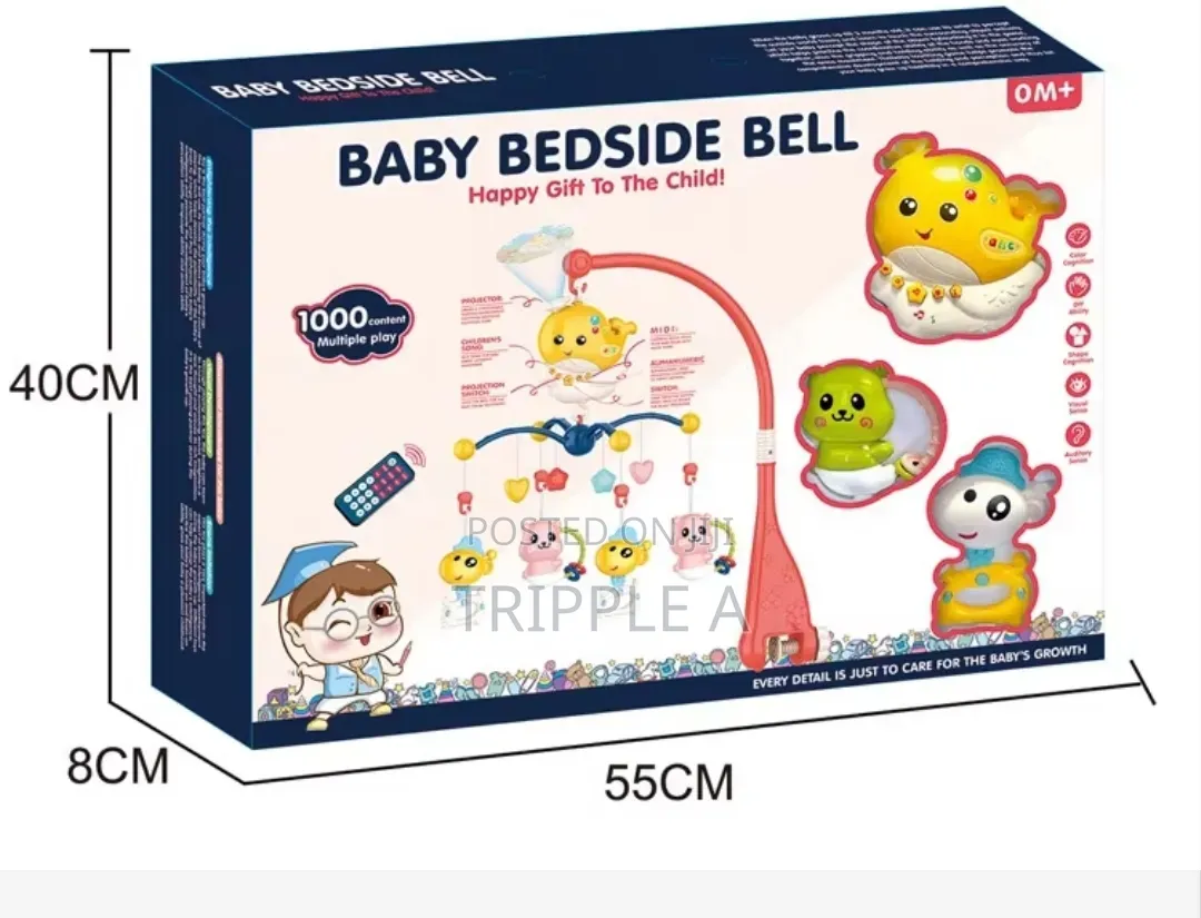 Baby Crib Projection Bedside Bell