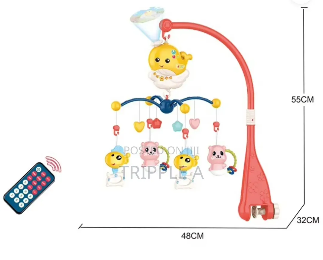 Baby Crib Projection Bedside Bell