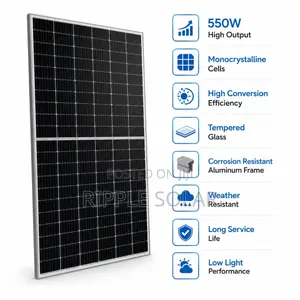 550W Solar Panel High Efficiency PV Module for Home Farm