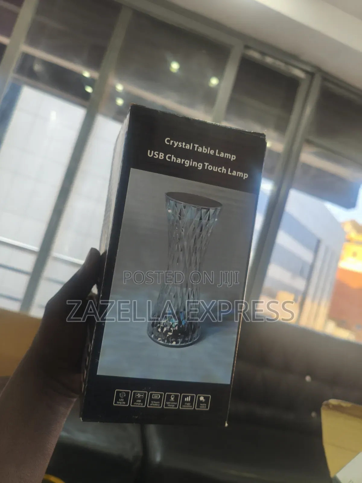 Rose Diamond Table Lamp USB Charging Torch Lamb