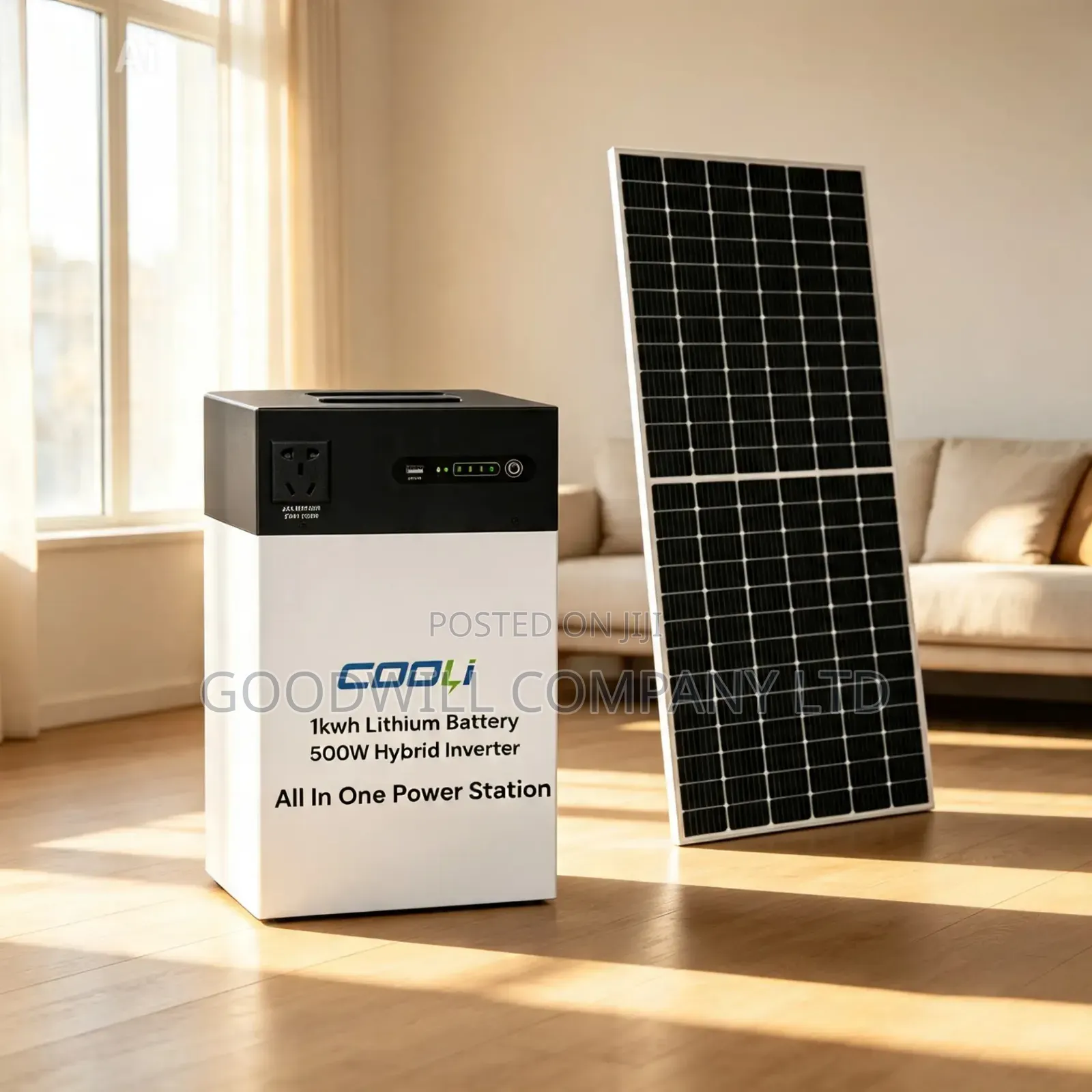 500w +1kwh All in One Cooli Power Station With Its Solar Panel