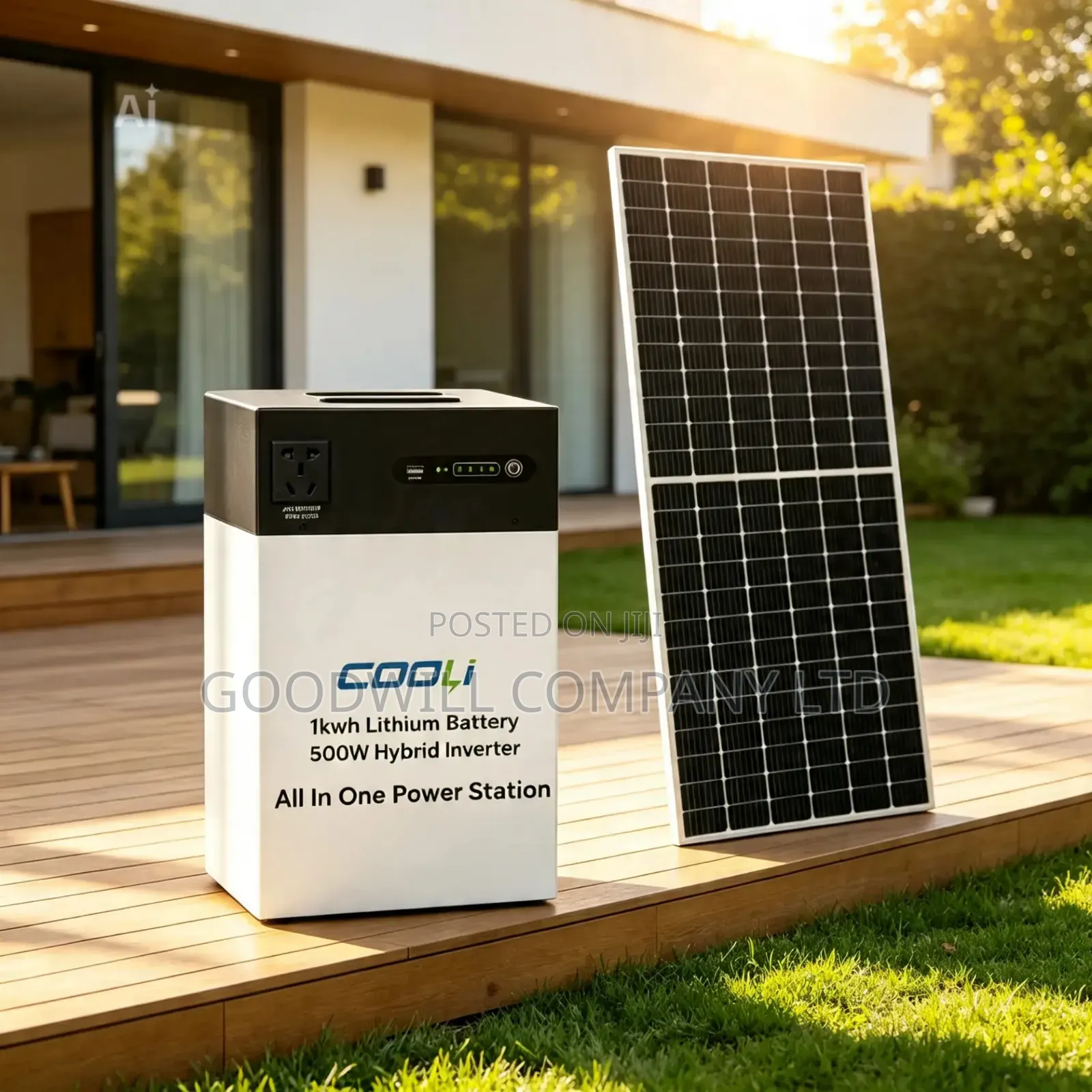 500w +1kwh All in One Cooli Power Station With Its Solar Panel