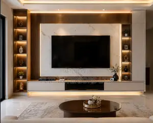 Luxury TV Wall Unit Design Installation