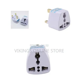 1 Piece of UK Plug Adapter 3 Pin Universal Travel Adapter