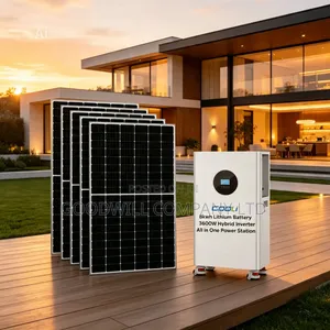 8kwh + 3.6kva Cooli All in One Power Station Full Kit W/T Solar Panels