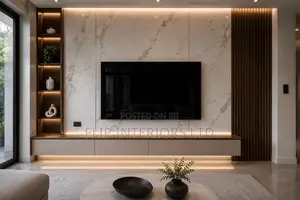 Luxury Marble-Look Panel Design Installation