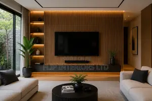 Modern Wooden Slat Wall Design Installation