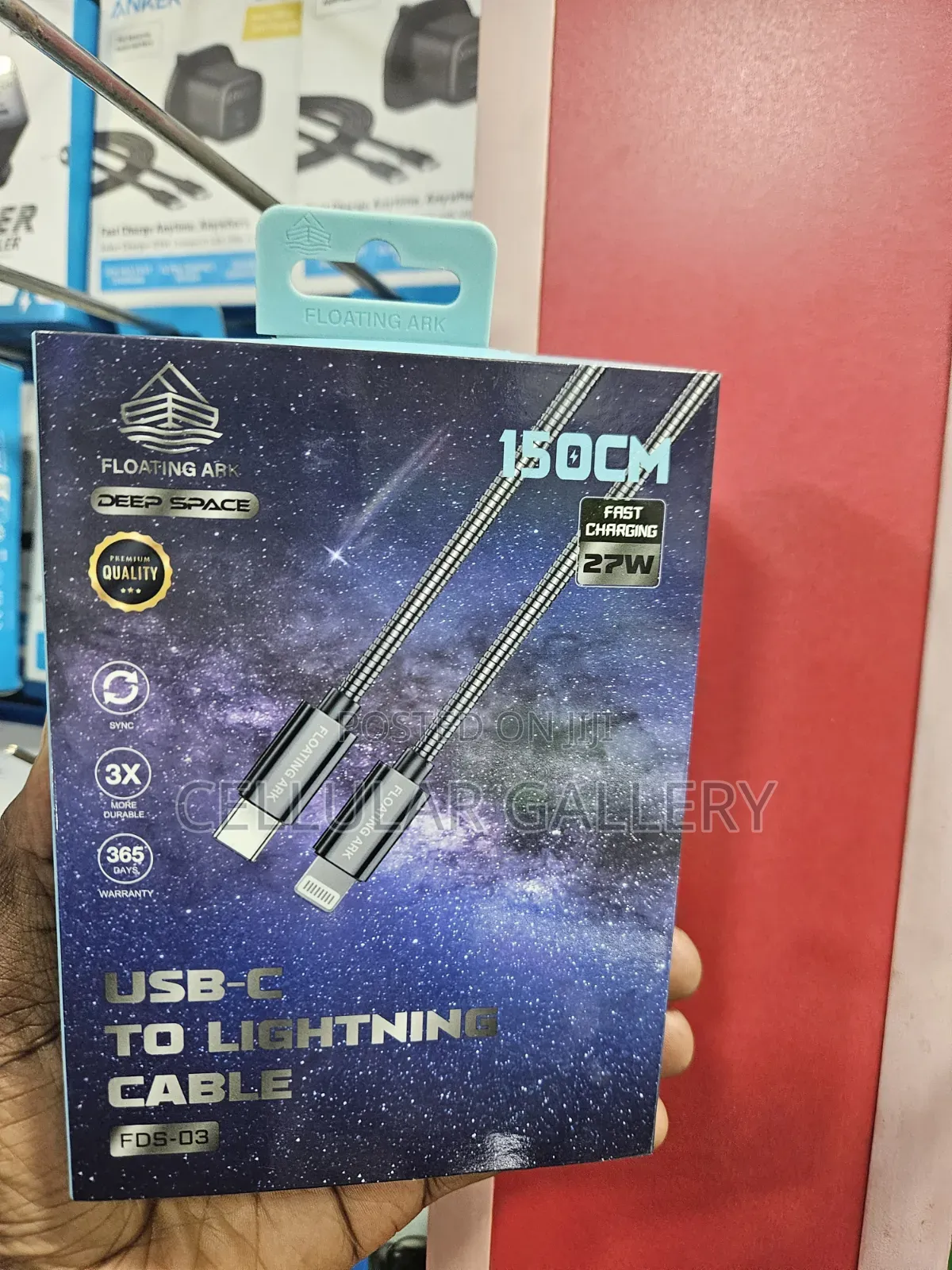Floating Ark USB-C to Lightning Cable 27W 150cm