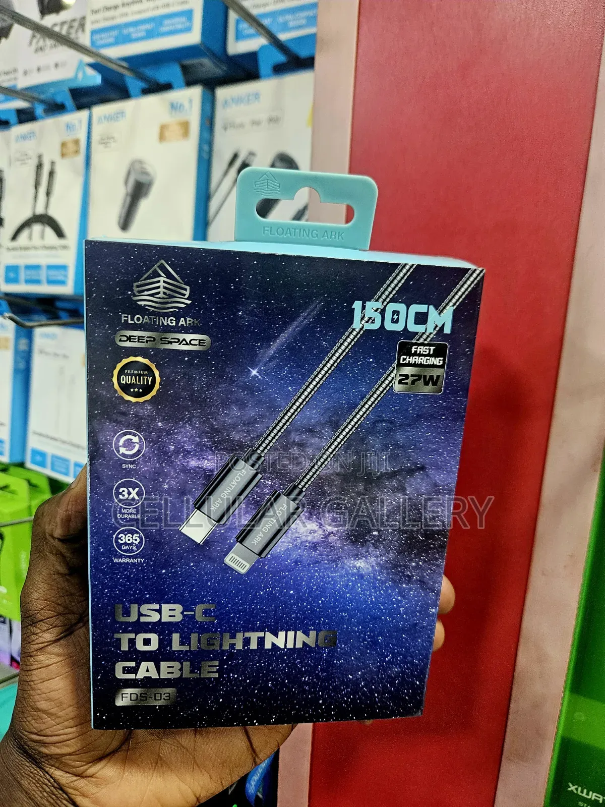Floating Ark USB-C to Lightning Cable 27W 150cm