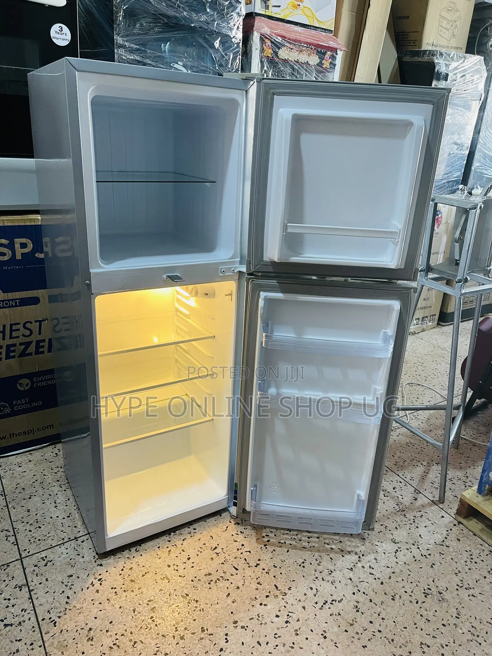 168L Fast Cooling Imported Used Adh Double Door Refrigerator