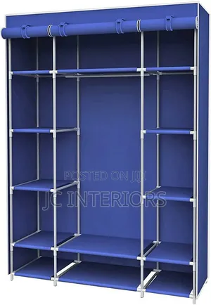 3 Column Wooden Frame Closet