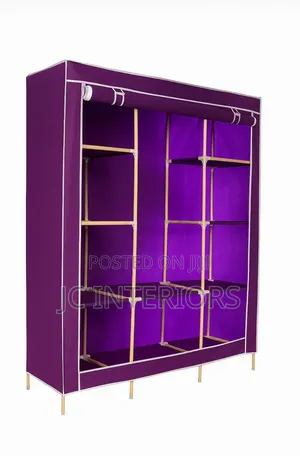 3 Column Wooden Frame Closet