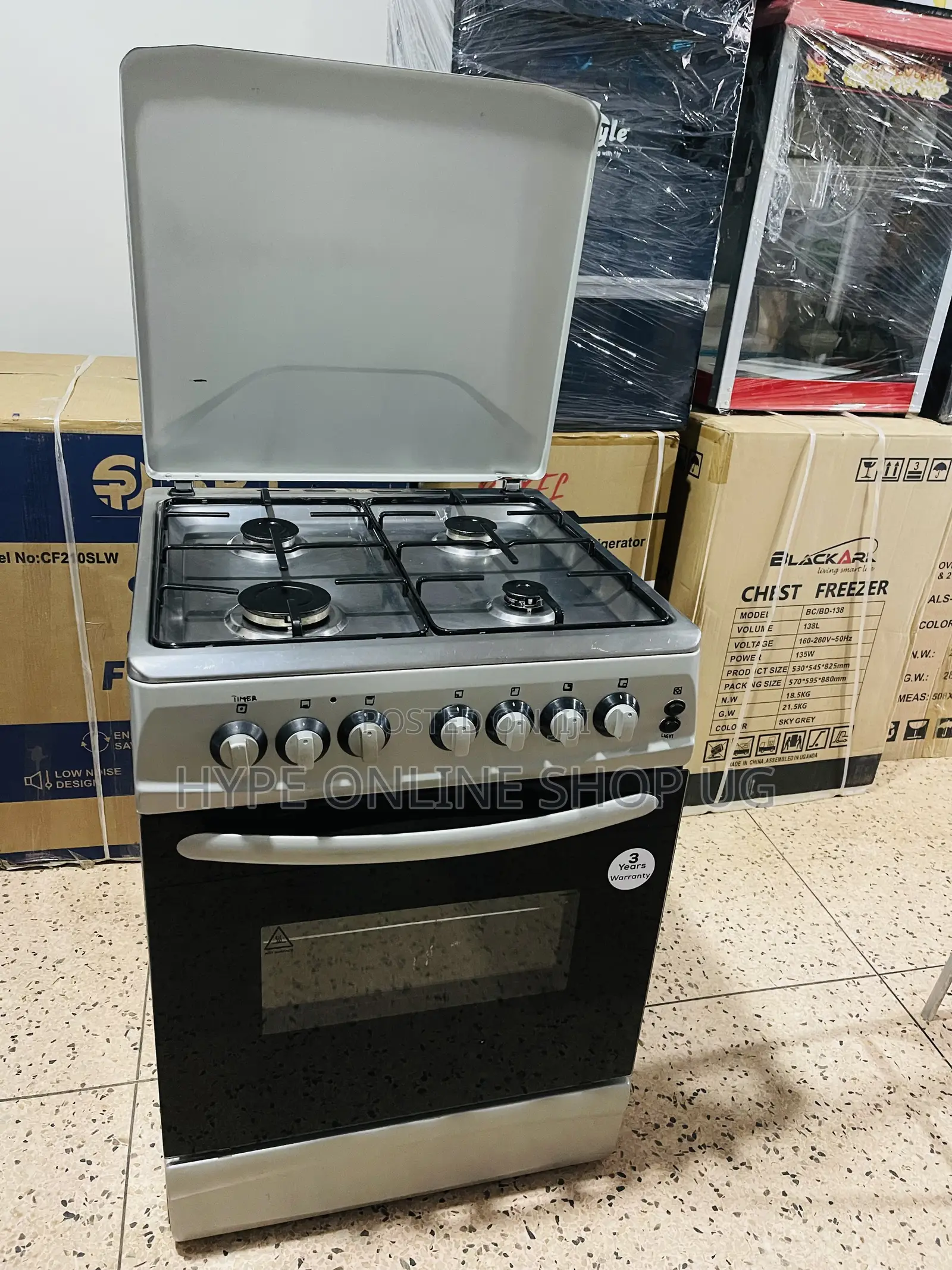 60by60 Inches,automatic Ignition,full Gas Superchef Standing Cooker