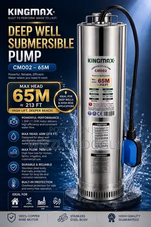 Kingmax Deep Well Submersible Water Pump