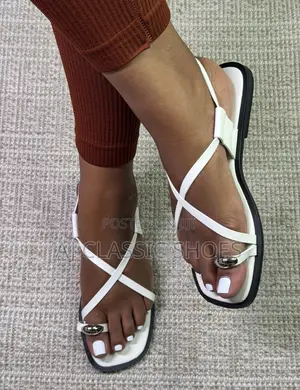 White Flat Shoe