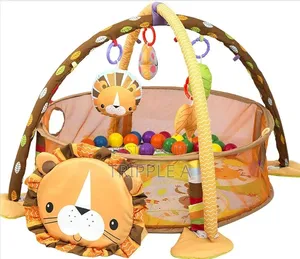 3 in 1 Baby Play Mat Kids Rug Educational Puzzle Carpet Lion