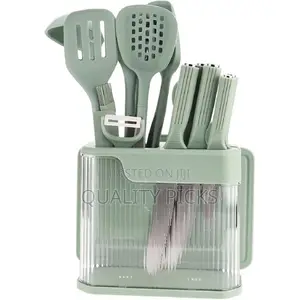 Kitchen Utensil Set, 17 Pieces Non-Stick Silicone Cooking Utensil