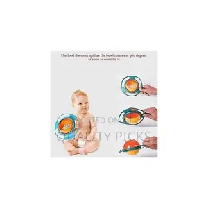 Gyro Bowl for Toddlers-Baby Magic Bowl-360 for Kids Age 1 to 3