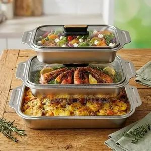 Outdoor Camping Heat Food Containers With Clear Lids