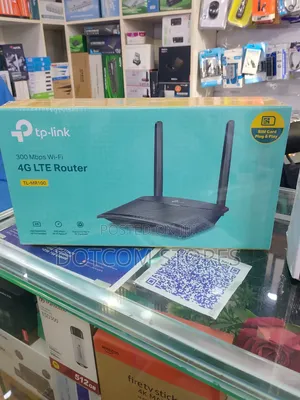 TP Link TL-MR100 4G LTE Wi-Fi Router 300Mbps Black (Brand New)