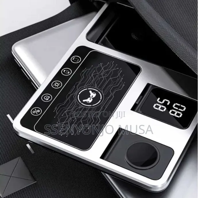 Green Lion 4-in-1 15W Wireless Charging Station With Alarm Clock –