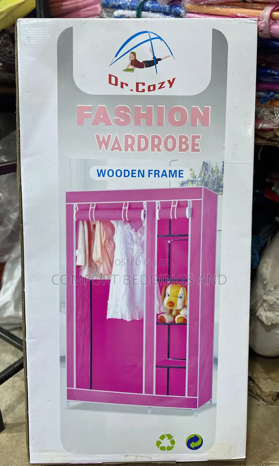 Two Column Wooden Closet