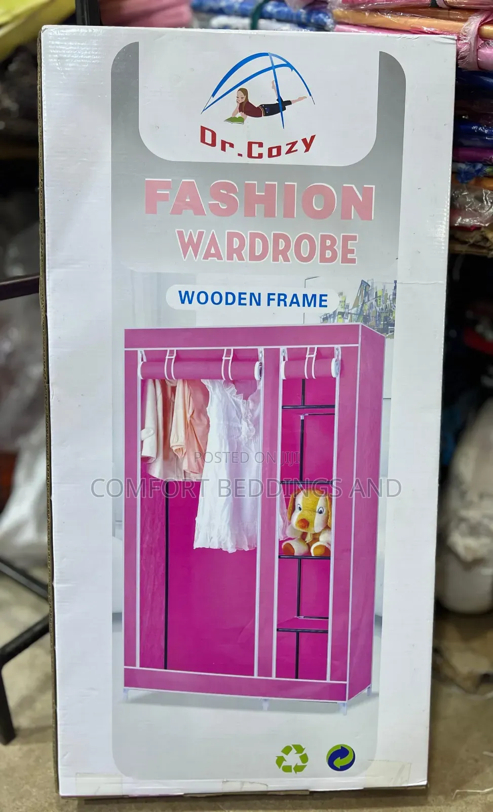 Two Column Wooden Closet