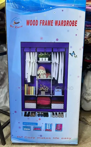 Three Column Wooden Closet